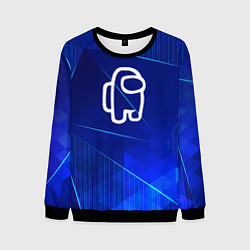 Мужской свитшот Among Us blue poly