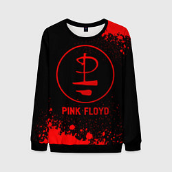 Мужской свитшот Pink Floyd - red gradient