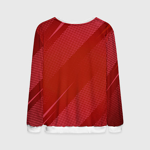 Мужской свитшот Audi - абстракция / 3D-Белый – фото 2