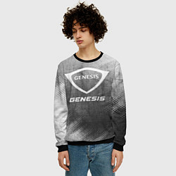 Свитшот мужской Genesis - grey gradient, цвет: 3D-черный — фото 2