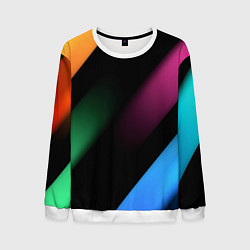 Свитшот мужской Multicoloured, цвет: 3D-белый