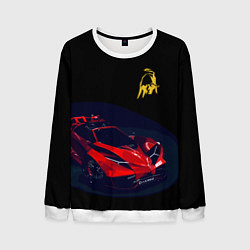 Свитшот мужской Lamborghini Diverso - motorsport, цвет: 3D-белый