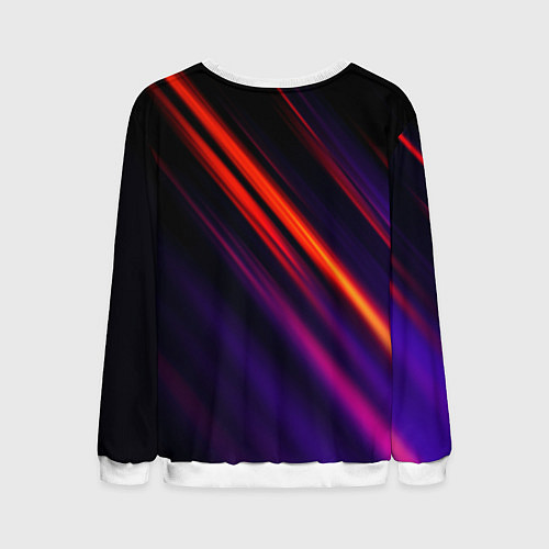 Мужской свитшот Multicolored / 3D-Белый – фото 2