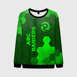 Мужской свитшот ARC Raiders - green gradient вертикально