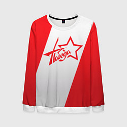 Свитшот мужской Победа 9 мая звезда, цвет: 3D-белый