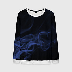 Свитшот мужской Color smoke blue, цвет: 3D-белый