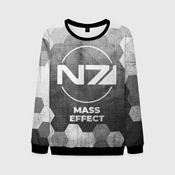 Мужской свитшот Mass Effect - grey gradient