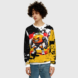 Свитшот мужской Итальянские мемы Udin Din Din Dun, цвет: 3D-белый — фото 2