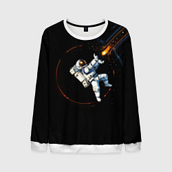 Свитшот мужской Маг в открытом космосе, цвет: 3D-белый