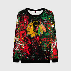Мужской свитшот Chicago Blackhawks NHL black