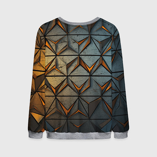 Мужской свитшот ACDC винтажный логотип / 3D-Меланж – фото 2