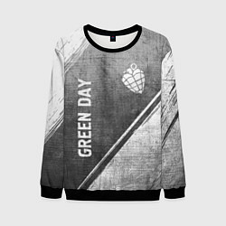 Свитшот мужской Green Day - grey gradient вертикально, цвет: 3D-черный
