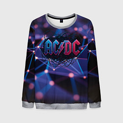 Мужской свитшот ACDC лого в градиенте