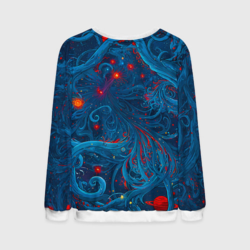 Мужской свитшот Контакт с хаосом / 3D-Белый – фото 2