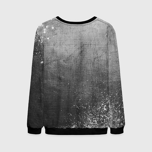 Мужской свитшот HIM - grey gradient / 3D-Черный – фото 2