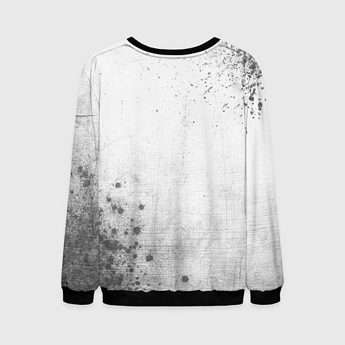 Мужской свитшот Five Finger Death Punch - white gradient вертикаль / 3D-Черный – фото 2