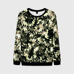 Мужской свитшот Пятнистый чёрно-бежевый