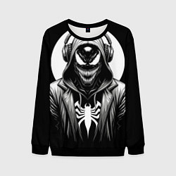 Свитшот мужской Venom black, цвет: 3D-черный