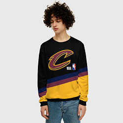 Свитшот мужской Cleveland Cavaliers NBA basketball, цвет: 3D-черный — фото 2