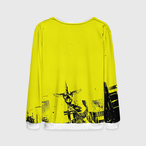 Мужской свитшот Лазарь аниме обложка / 3D-Белый – фото 2