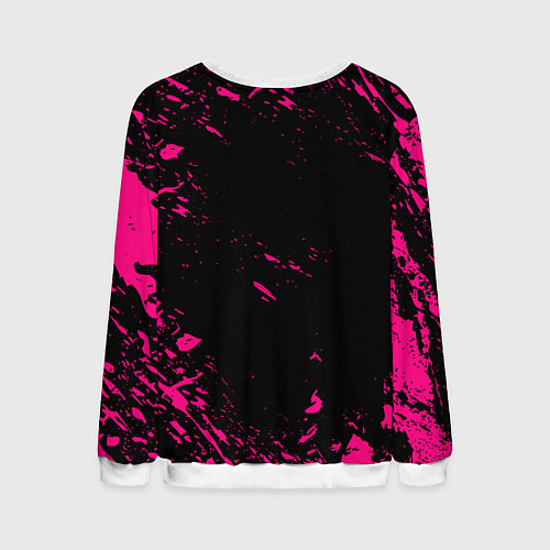 Мужской свитшот Monster energy неоновые краски лого / 3D-Белый – фото 2