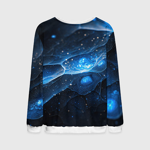 Мужской свитшот Билли Айлиш в стиле снежной королевы / 3D-Белый – фото 2
