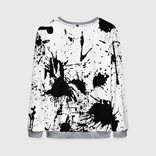 Мужской свитшот Monster energy краски / 3D-Меланж – фото 2