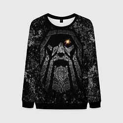 Свитшот мужской Всеотец Один, цвет: 3D-черный