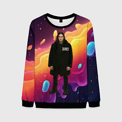 Свитшот мужской Bones во весь рост в черной одежде, цвет: 3D-черный