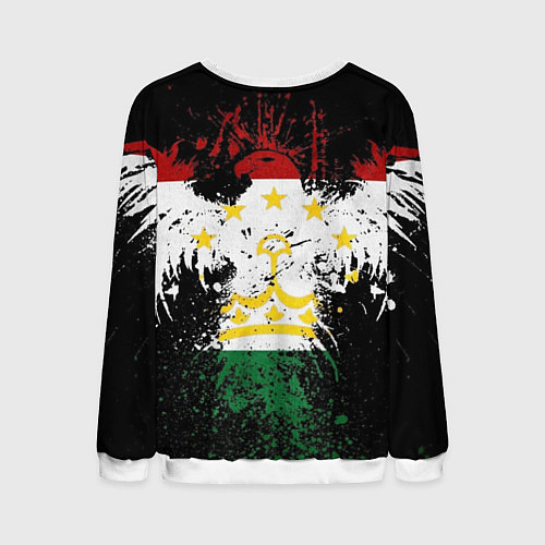 Мужской свитшот Таджикистан / 3D-Белый – фото 2