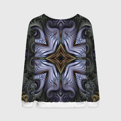 Мужской свитшот Абстракция дня / 3D-Белый – фото 2