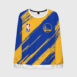 Мужской свитшот Голден Стэйт Уорриорз - желто синие