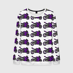Мужской свитшот Motorcycle purple