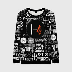 Мужской свитшот Twenty one pilots rock logo
