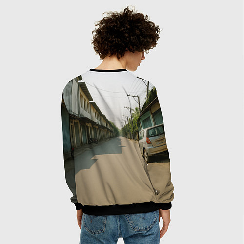 Мужской свитшот Boneca Ambalabu мем / 3D-Черный – фото 4