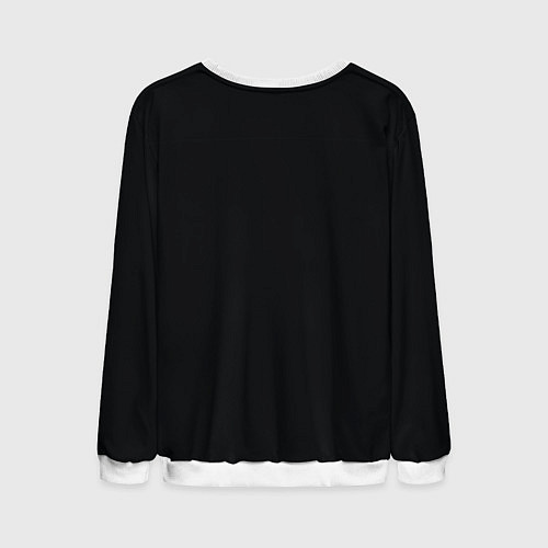 Мужской свитшот Нападение Тилозавра на девушку в батискафе ужасы / 3D-Белый – фото 2