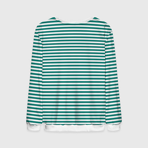 Мужской свитшот Тельняшка пограничника / 3D-Белый – фото 2