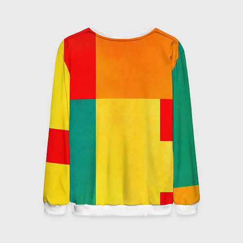 Мужской свитшот Римский легионер поп-арт / 3D-Белый – фото 2