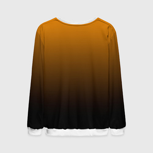 Мужской свитшот Orange gradient / 3D-Белый – фото 2