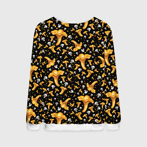 Мужской свитшот Грибной дождик / 3D-Белый – фото 2