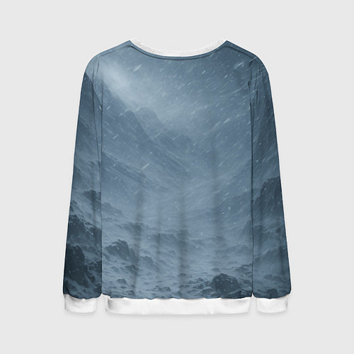 Мужской свитшот Саша - победитель по жизни / 3D-Белый – фото 2