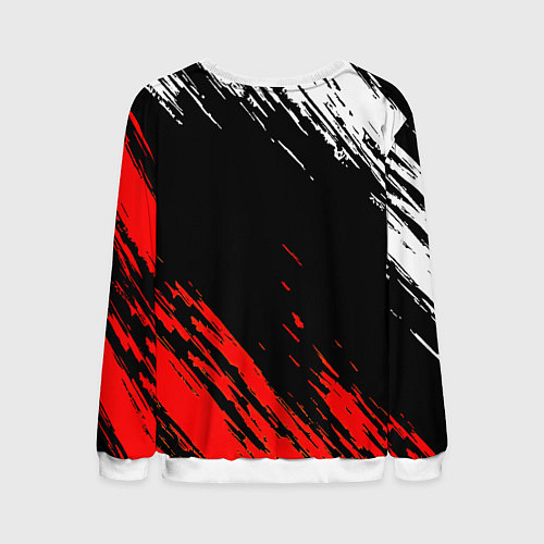 Мужской свитшот Арсенал краски текстура / 3D-Белый – фото 2