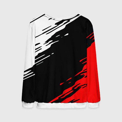 Мужской свитшот Dayz краски штрихи / 3D-Белый – фото 2