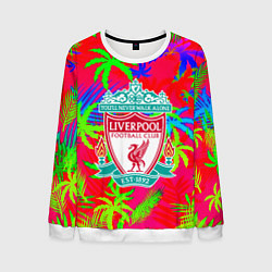 Мужской свитшот Liverpool тропический неон