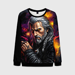 Мужской свитшот Строгий Ведьмак