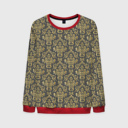 Свитшот мужской Дамасский узор, цвет: 3D-красный