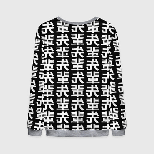 Мужской свитшот Inter japan black / 3D-Меланж – фото 2