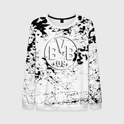 Мужской свитшот Borussia черно белые краски