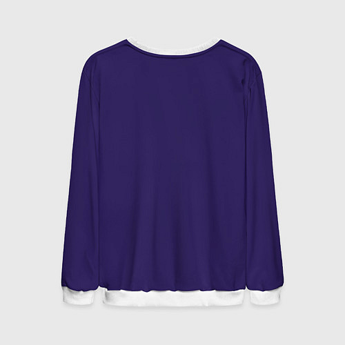 Мужской свитшот Хэллоуин, привидение на метле / 3D-Белый – фото 2