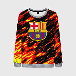 Свитшот мужской Barcelona штрихи огненные, цвет: 3D-меланж